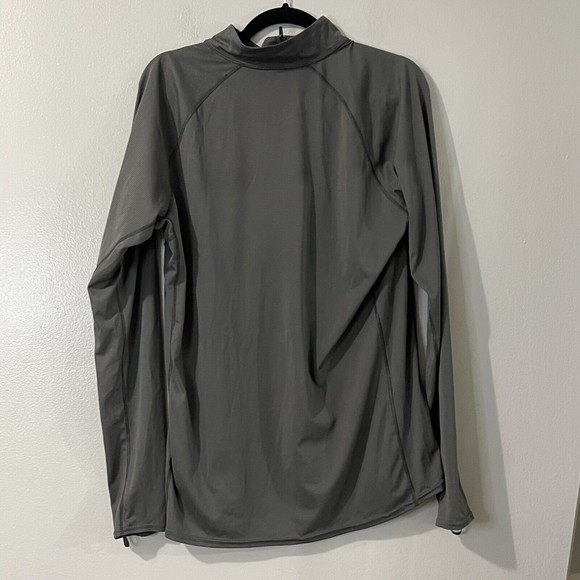 PATAGONIA Pullover Women’s Large Gray Capilene Base Layer Zip Outdoors Nature - Picture 4 of 6